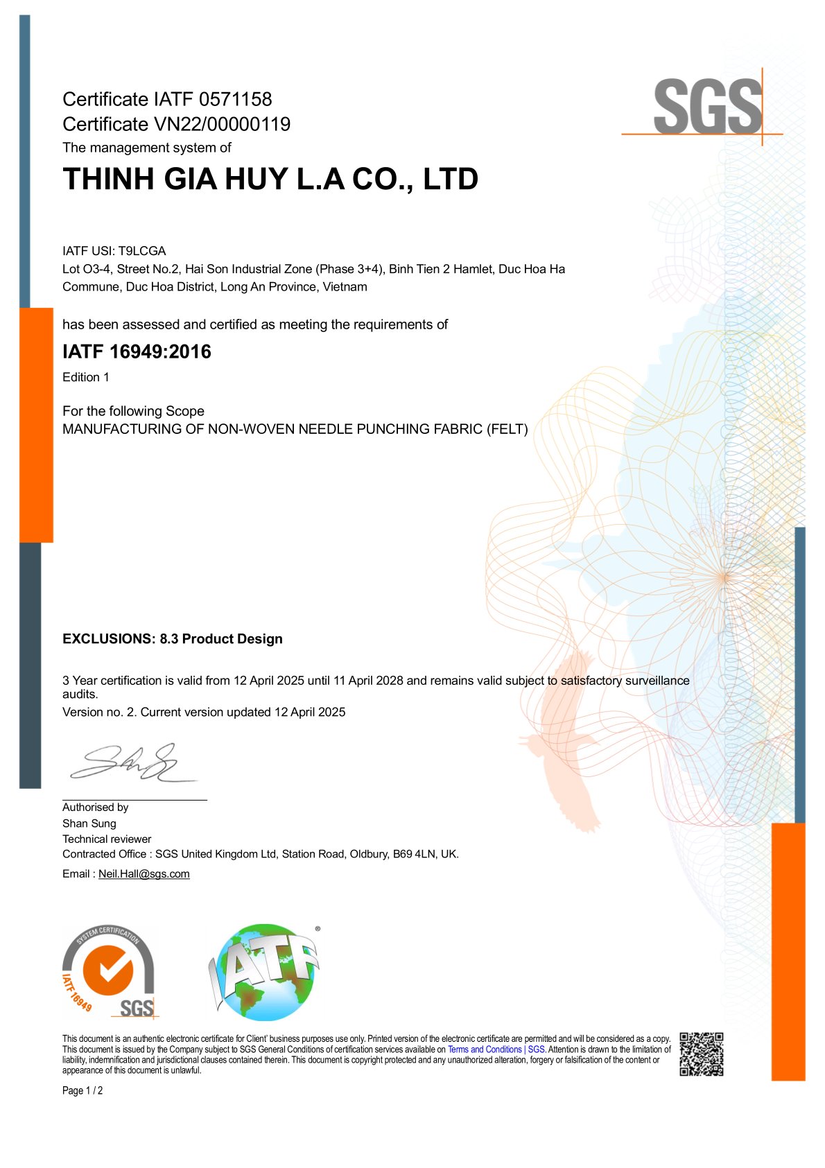 IATF 2025